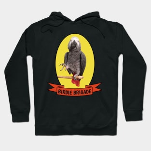 Birdie Brigade Congo African Grey Parrot Hoodie